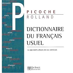 Dictionnaire du fran�ais usuel 15.000 mots utiles en 442 articles