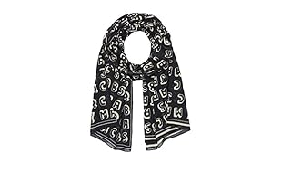 Marc by Marc Jacobs Fular Dynamite Logo (Negro / Blanco)