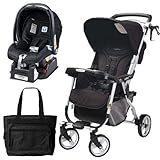 Peg Perego Vela Easy Drive Stroller - Nero Travel System