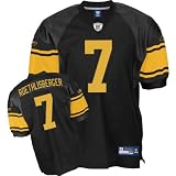 Reebok Pittsburgh Steelers Ben Roethlisberger Authentic Alternate Jersey Size 52