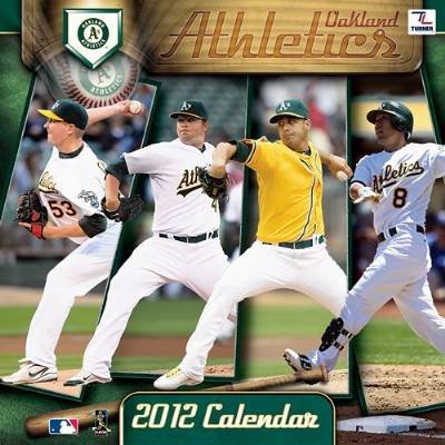 Oakland Athletics 2012 Wall Calendar 12