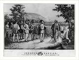 Historic Print (XL): Jacques Cartier, his first interview with the Indians at Hochelaga... by Olde Yankee Map and Photo Shoppe
