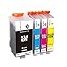 GPC Image 4 Pack Compatible Ink Replacement for HP 934XL 935XL 934 XL 935 XL (1 Black, 1 Cyan, 1 Magenta, 1 Yellow) for use in HP Officejet Pro 6830 6230 6812 6835 6815 6820 6220 Inkjet Printers
