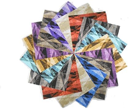 36- 5 inch PRISM Fabric Squares by MICHEAL MILLER- 9 colors- 4 of each- NEW LINE!!