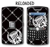 Blackberry World (8800, 8820, 8830) Designer Vinyl Skin - Silver Star Reloaded