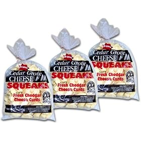 Cheddar Cheese Curds By Cedar Grove Cheese, White Cheese CurdsCedar Grove Cheese Cheddar Cheese Curds (3 12-ounce bags)