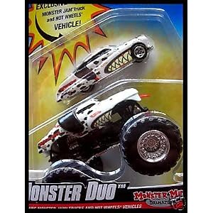 Dalmatian Monster Mutt - Hot Wheels Monster Jam Duo 1:64 Scale by