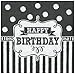 Amscan Beverage Napkins |Black & White Collection | Birthday