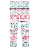 カーターズ Carter's フリース レギンス & ベビー・デポ モスリン ウォッシュクロス Fair Isle Fleece Leggings 3M (55-61cm) [並行輸入品]