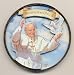 Blessed John Paul II 3D Cromo NB Wood 1st Design 3 Inch Religious Magnet with Memorial Holy Prayer Card