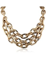 Kenneth Cole New York "Pave Splash" Pave Link Multi-Row Necklace, 21"