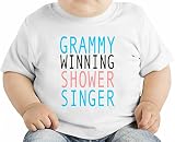 Grammy Winning Showe Singer Slogan オーガニックベビーTシャツ 12 - 18 Months
