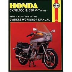 Honda CX/GL500 and 650 V-Twins 1978-86 Owner's Workshop Manual (Motorcycle Manuals)