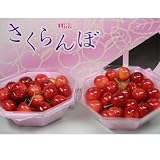 [5月11日～13日お届け] 母の日 カード付 温室さくらんぼ佐藤錦 180g×2 ダイヤパック（64-BM）