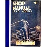 1940 PONTIAC Shop Service Repair Manual Book by Pontiac