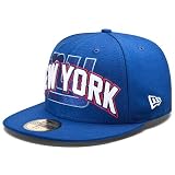 NFL Unisex Adult New York Giants Draft 5950 Cap (Blue, 7 7/8)
