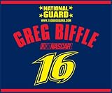 Greg Biffle 16 National Guard Nascar Race Day Collection 60x50 inch Throw Blanket