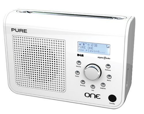 Childrens Toyshop  Electronics : Pure One DAB/FM Portable Radio - White