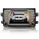 Koolertron For Suzuki SX4 7 inch Digital HD Touch Screen Indash DVD Radio with GPS Navigation System / AV receiver and BT Radio (OEM factory Style,Free map)