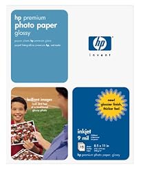 HP Premium Photo Paper, Glossy (15 Sheets, 8.5 x 11 Inches)