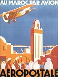 AEROPOSTALE AU MAROC PAR AVION AIRPLANE 15