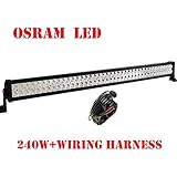 40" Led Off Road Led Light Bar Flood/Spot Combo Beam- 3W Led-240W-15,000 Lumen