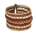 Wood Beads Cuff "Off the Cuff" -Fair Trade Gifts
