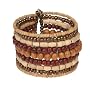 Wood Beads Brown Cuff "Off the Cuff Cuff [Brown]" -Fair Trade Gifts