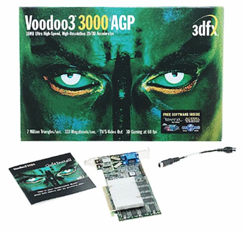 Electronics: 3dfx Voodoo3 3000 AGP Graphics Accelerator
