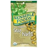 Sensible Foods Organic Crunch Dried Snacks, Roasted Soynuts, 1.5-Ounce Pouches (Pack of 24)