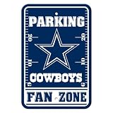 NFL Fan Zone Plastic Parking Sign