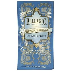Bellagio French Vanilla Hot Cocoa, 1.25-Ounce Packets (Pack of 25)