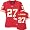 Larry Johnson Kansas City Chiefs Women's Red Premier Jersey - Small