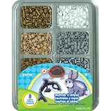 Perler Beads Neutrals n Stripes Mini Bead Tray