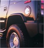 All Sales MFG Billet Aluminum Fuel DoorBlack Ring & Chrome Door LockingChevroletTahoe2000 to 2006