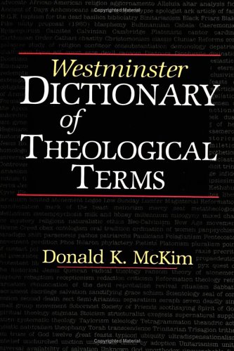 Westminster Dictionary of Theological Terms under General in The Books Store