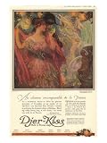Djer-Kiss Talcum Powder Fancy Dress Ball Costume Womens, USA, 1918 Premium Poster Print, 24x32