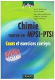 Chimie tout-en-un MPSI-PTSI : Cours et exercices corrig�s