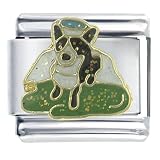 Angel Terrier Animal Religious Italian Charms Bracelet Link