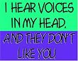 Hear Voices in my Head