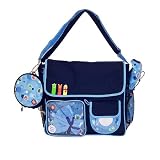 Baby Einstein Flap Tote with Clear Front Pocket - Navy