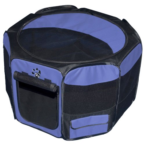 Pet Gear Travel Lite Octagon Pet Pen with Removable Top for Cat and Dog