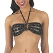 Bikini Love: Ashley Paige Knit Sunshine Bandeau - Black