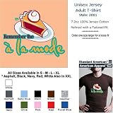 REMEMBER THE A LA MODE T-Shirt - 100% Fine Jersey Combed Cotton Unisex T-Shirt - Sweat Shop Free