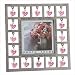 3X3 PEWTER FRAME-HUGS & KISSES
