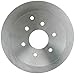 ACDelco Silver 18A2410A (19255501) Non-Coated Rear Disc Brake Rotor
