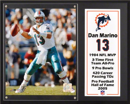 Dan Marino Sublimated 12x15 Plaque | Details: Miami Dolphins