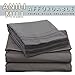 Elegant Comfort Luxury Soft 1500 Premier 4-Piece Premium Hotel Quality Wrinkle Resistant Coziest Bedding Set, All Around Elastic Fitted Sheet, Deep Pocket up to 16inch, King, Gray