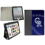 Colorado Rockies - stitch design on new iPad & iPad 2 Case by Fosmon