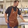 Long Leather Shop Apron
